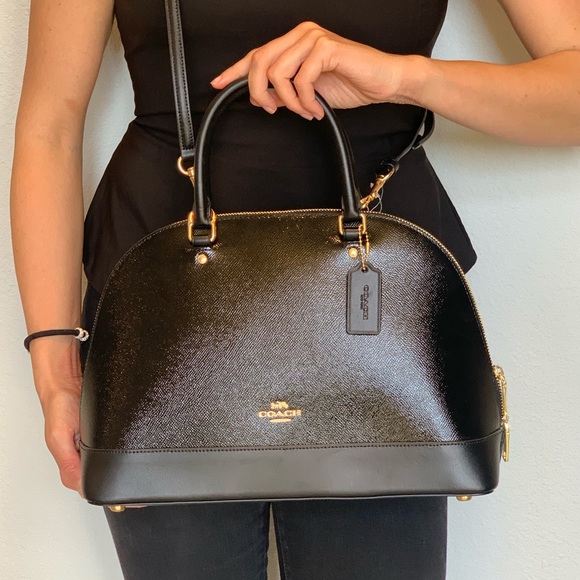 Coach Handbags - Coach Sierra Large Dome Satchel Crossbody Bag
